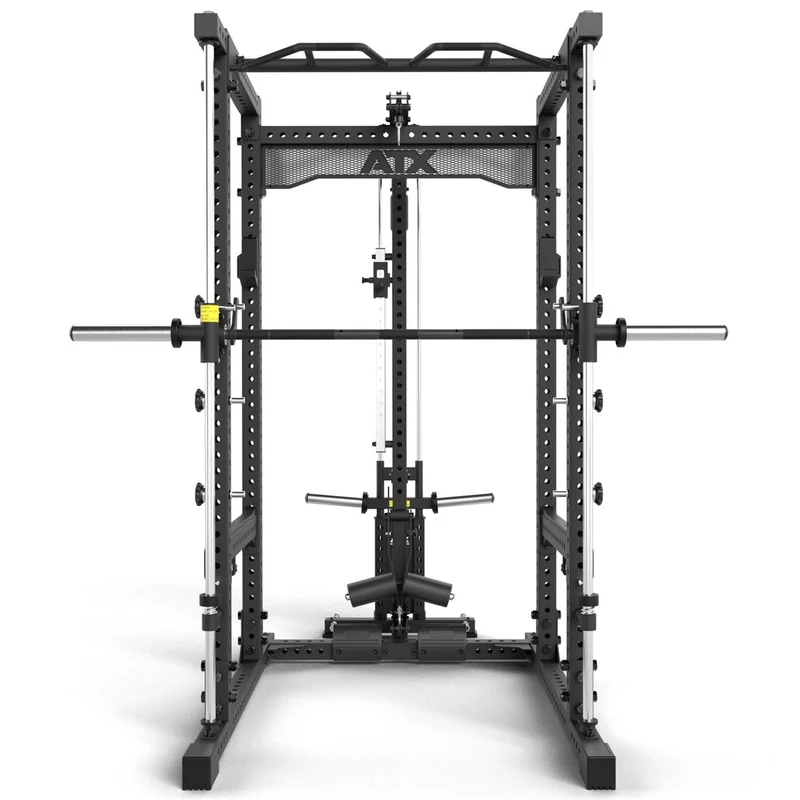 ATX® Power Rack Komplettsystem mit Latzug-Plate Load + Multipresse