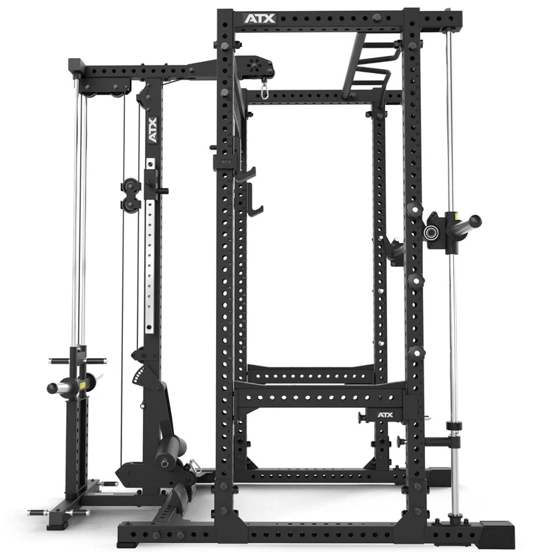 ATX® Power Rack Komplettsystem mit Latzug-Plate Load + Multipresse