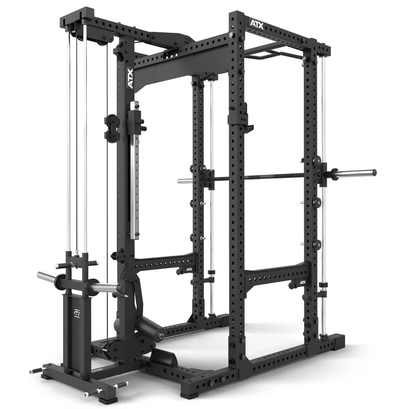 ATX® Power Rack Komplettsystem mit Latzug-Plate Load + Multipresse