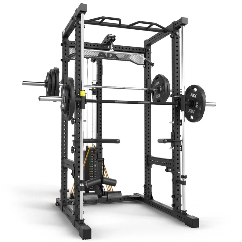 ATX® Power Rack 780 mit Latzug - Steckgewichte & Multipresse