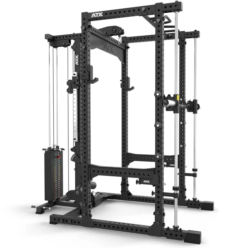 ATX® Power Rack 780 mit Latzug - Steckgewichte & Multipresse