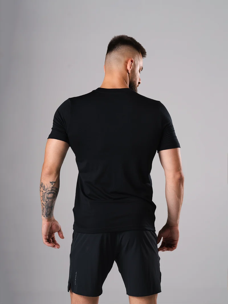 Ascend Merino Wool T-Shirt | Schwarz