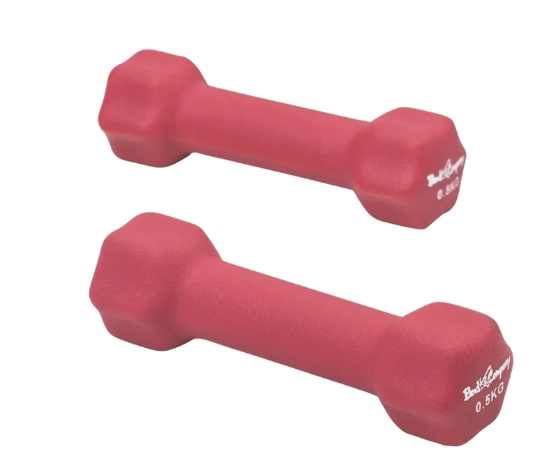 3Kg (2x0.5,2x1) Neopren Gymnastik Hanteln Gewichte Hantel-Set