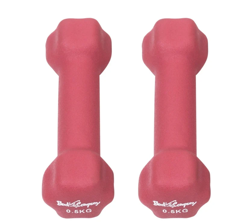 3Kg (2x0.5,2x1) Neopren Gymnastik Hanteln Gewichte Hantel-Set