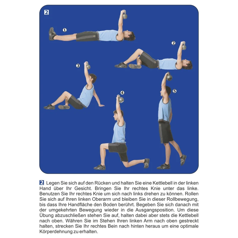 Kettlebell aus Kunststoff 20 kg