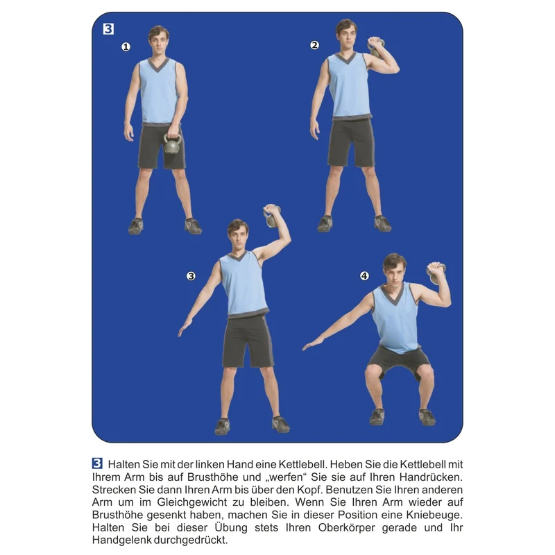 Kettlebell aus Kunststoff 20 kg