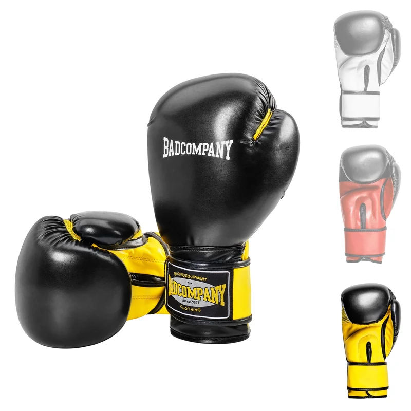 Boxhandschuhe aus Kunstleder mit Belüftungssystem