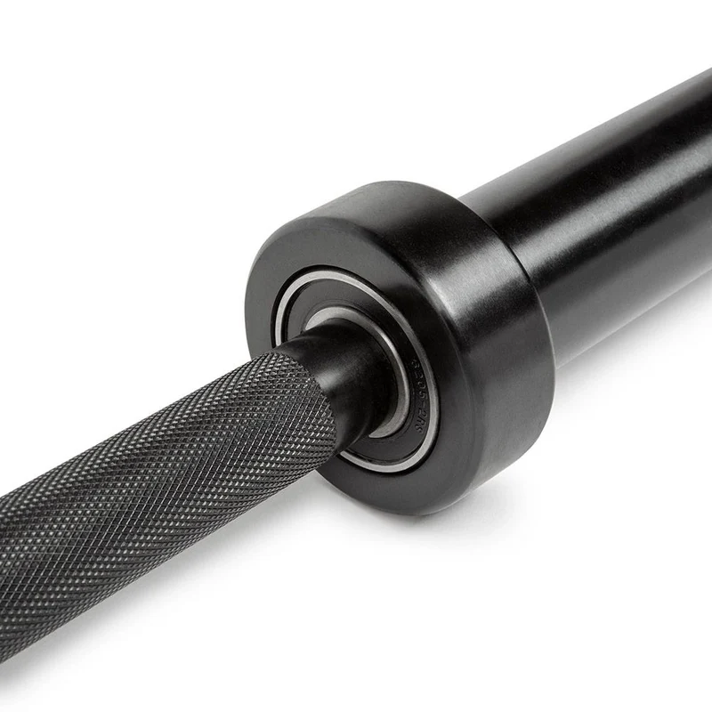 Langhantelstange Black Oxid 185 cm x 50 mm - mit Kugellagerung - Athletic Series