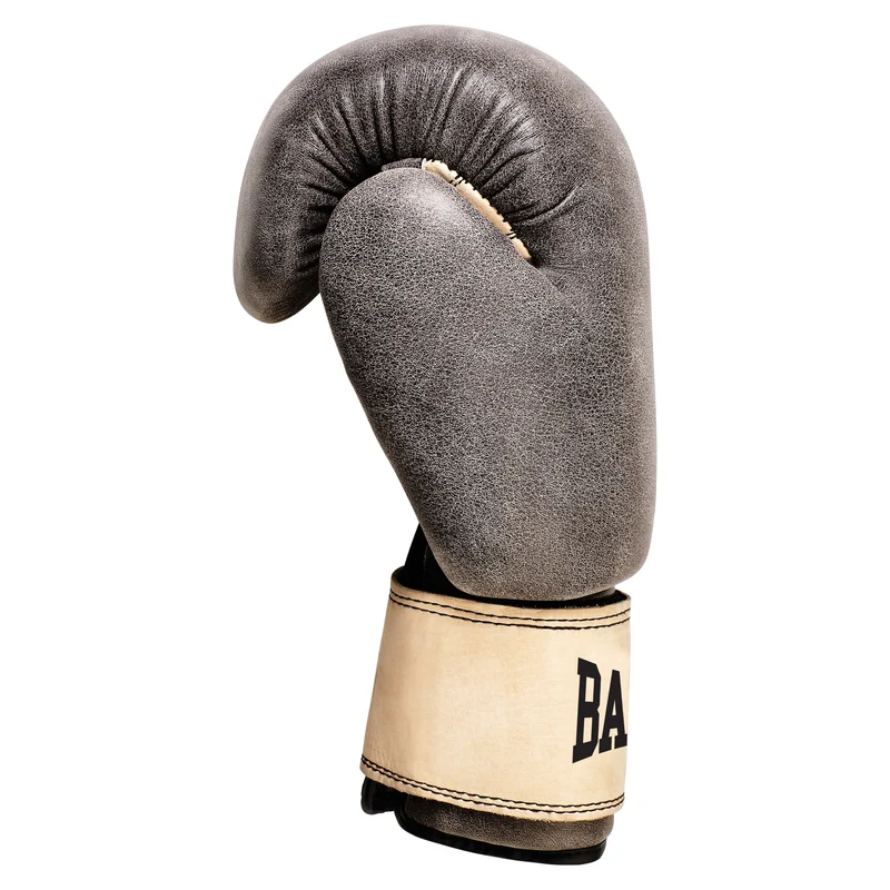 Retro Boxhandschuhe aus Rindsleder mit Belüftungssystem