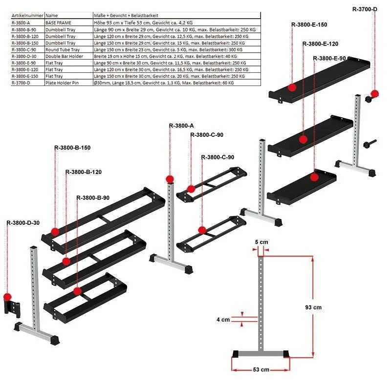 Build your Storage - Modulares Storage Rack-System SEMI-PRO 400
