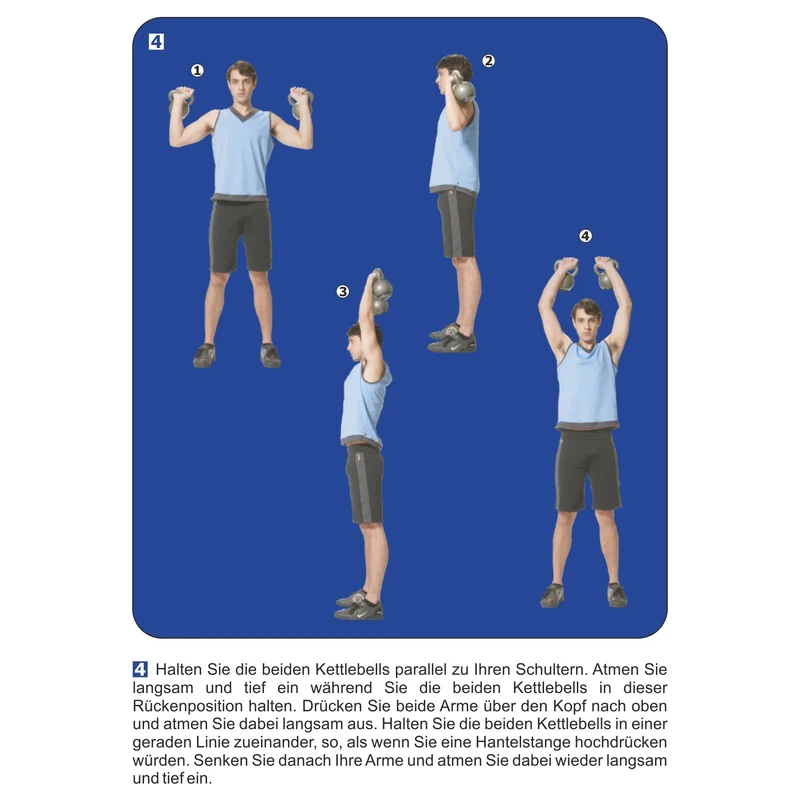 Kettlebell aus Kunststoff 12 kg