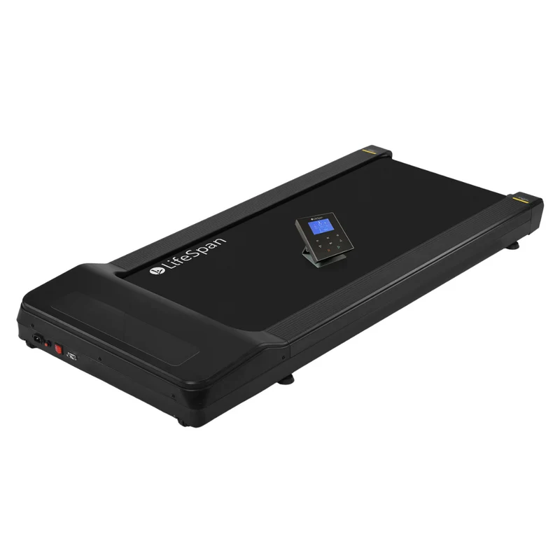 LifeSpan TR5000 Power Treadmill Desk with Glass Standing Desk and Smart Console SC130