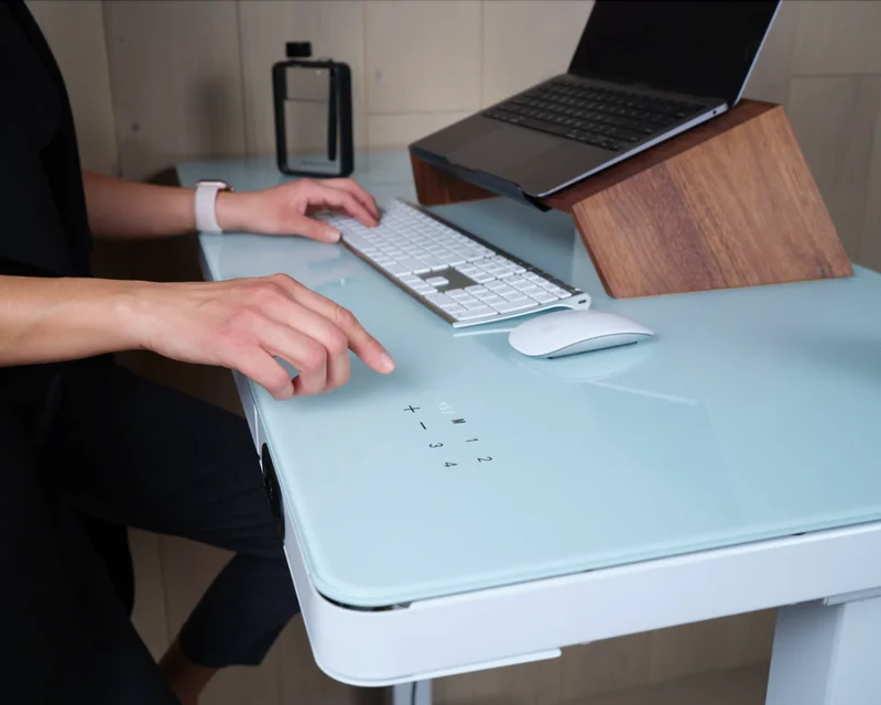LifeSpan TR5000 Power Treadmill Desk with Glass Standing Desk and Smart Console SC130