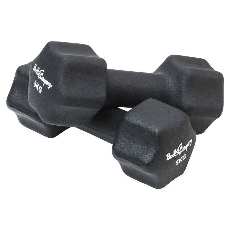 10Kg (2x5,0) Neopren Gymnastik Hanteln Hantel Gewichte Hantel-Set