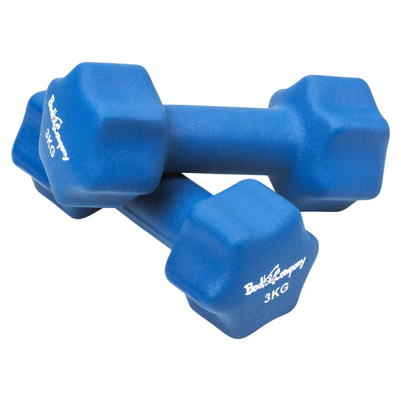 6Kg (2x3,0) Neopren Gymnastik Hanteln Hantel Gewichte Hantel-Set