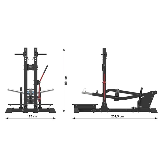 ATX® Belt Squat-Dip - Kniebeugen & Dips Maschine