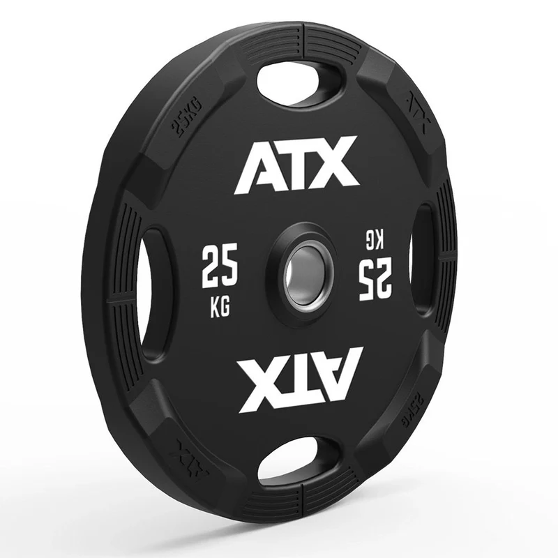 ATX® Polyurethan 4-Grip Hantelscheiben 50 mm - 1,25 kg bis 25 kg