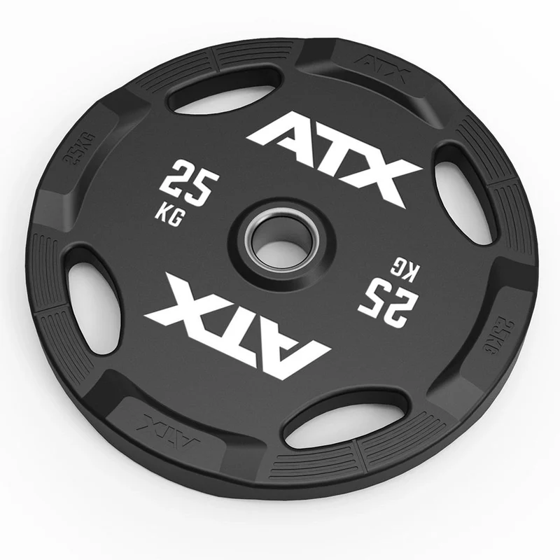 ATX® Polyurethan 4-Grip Hantelscheiben 50 mm - 1,25 kg bis 25 kg