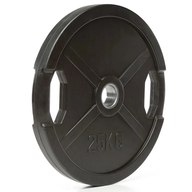 Hantelscheiben Gummi-Gripper - 50 mm - schwarz