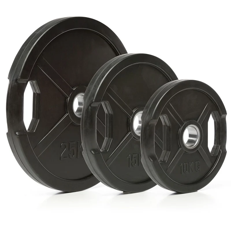 Hantelscheiben Gummi-Gripper - 50 mm - schwarz