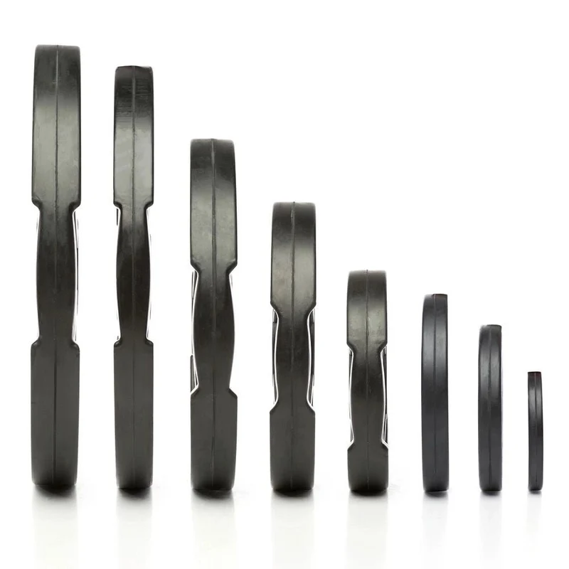 Hantelscheiben Gummi-Gripper - 50 mm - schwarz