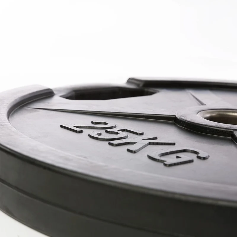 Hantelscheiben Gummi-Gripper - 50 mm - schwarz