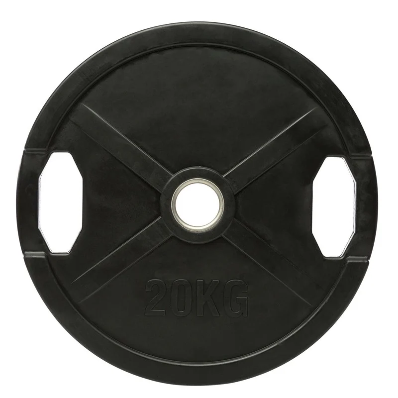 Hantelscheiben Gummi-Gripper - 50 mm - schwarz