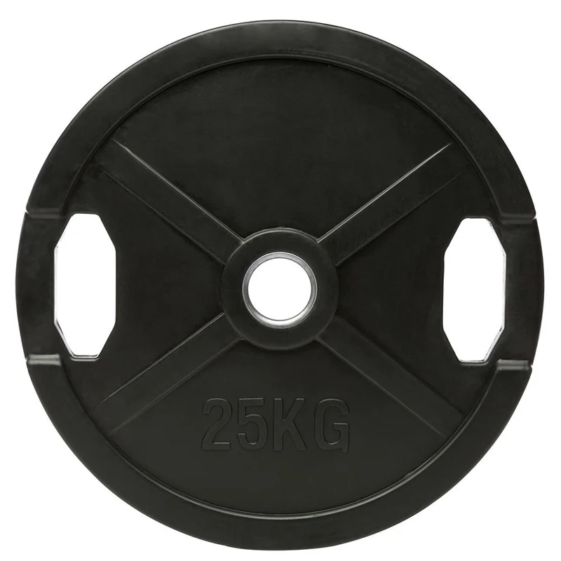 Hantelscheiben Gummi-Gripper - 50 mm - schwarz