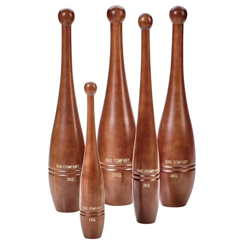 Wooden Indian Club Bell 2 kg