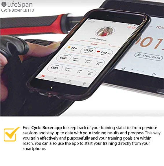 LifeSpan Fitness Cycle Boxer Hometrainer Box-Trainer CB110 - SHOWMODEL!