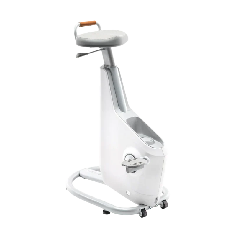 LifeSpan Ampera Under Desk Bike - Glacier White