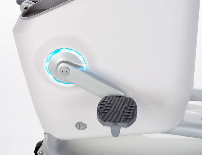 LifeSpan Ampera Under Desk Bike - Glacier White
