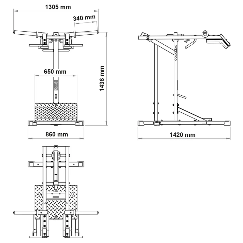 ATX® Kniebeugemaschine SQM-600