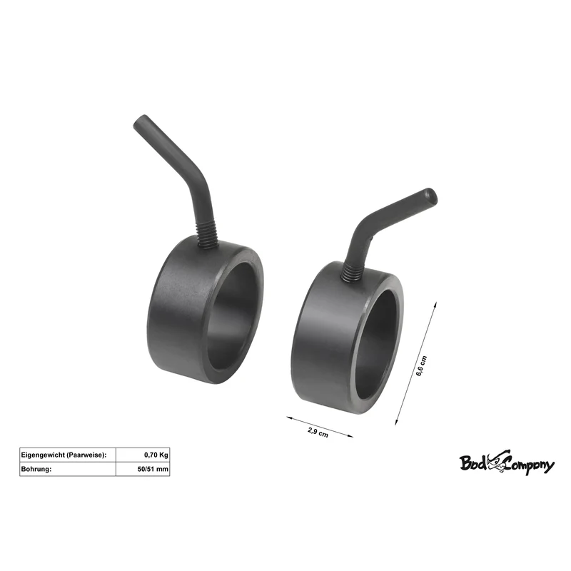 Profi Oly. Verschlüsse Olympia-Stellringe 50/51mm Black-oxid.
