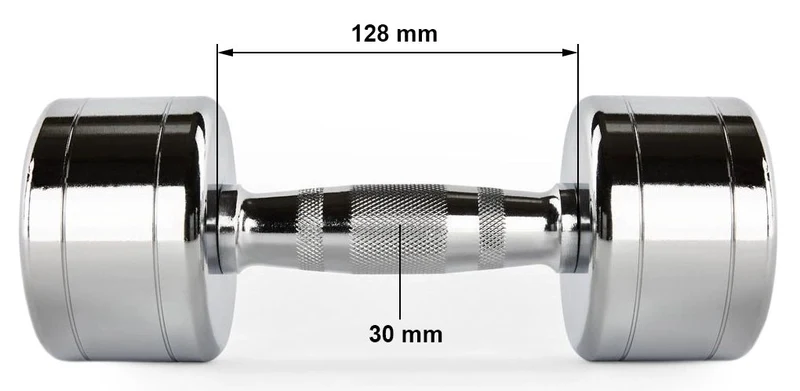 Chrom Trainingshanteln 1 - 10 kg