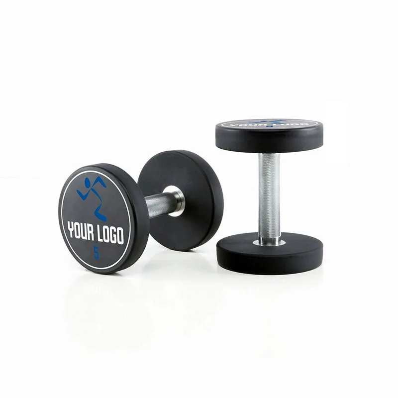 Polyurethan Kompakthantelsätze - Customer Logo - in 2,5 kg Steps