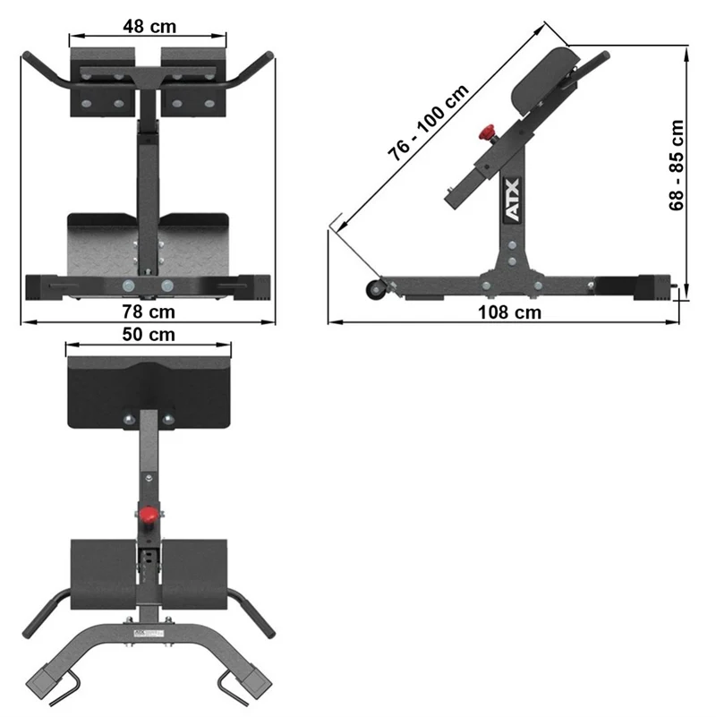 ATX® Rückentrainer Hyperextension 45°