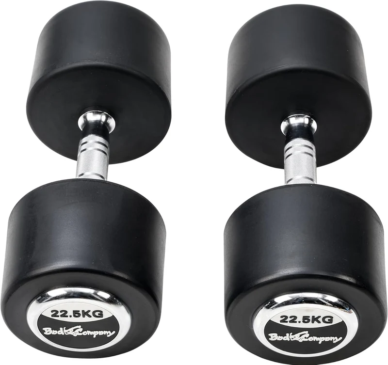 Deluxe 45 Kg (2x22,5) Hanteln Gewichte Rundhanteln Hantel Set Kurzhanteln
