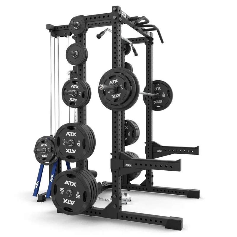 ATX® Half Rack 780 Komplettstation inkl. Extension und Plate Load Latzug