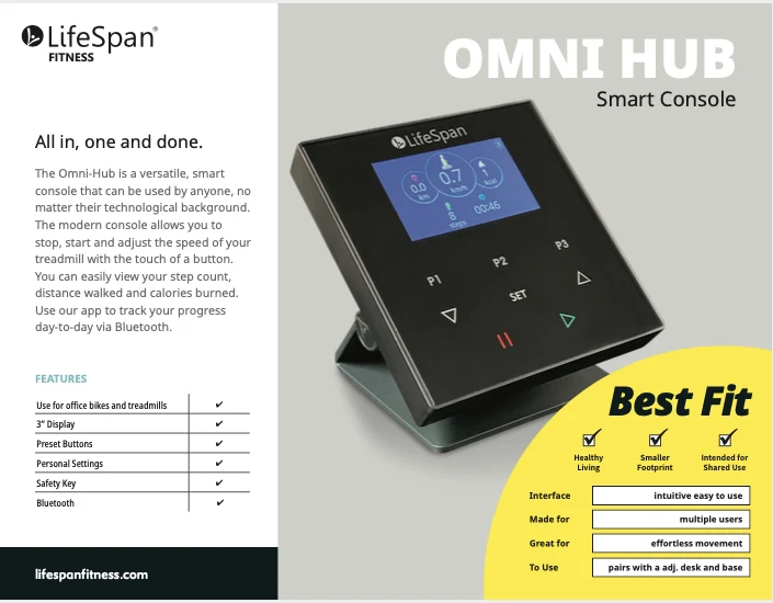 LifeSpan Smart Console (SC130)
