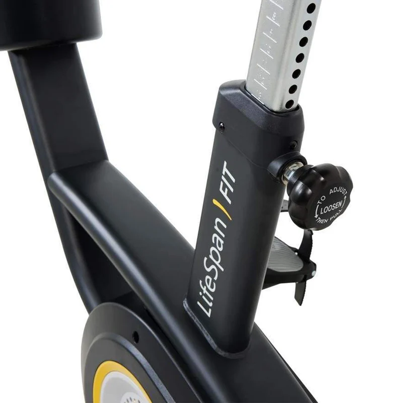 LifeSpan Fitness Light-Commercial Hometrainer Upright Bike C5i Self-Generating Commercial