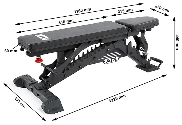 ATX® Verstellbare Hantelbank - Warrior