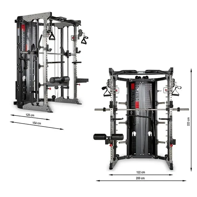 ATX® Multigym GMX 2000 mit 2 x 90 kg Steckgewichten und Beinpresse