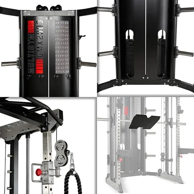 ATX® Multigym GMX 2000 mit 2 x 90 kg Steckgewichten und Beinpresse