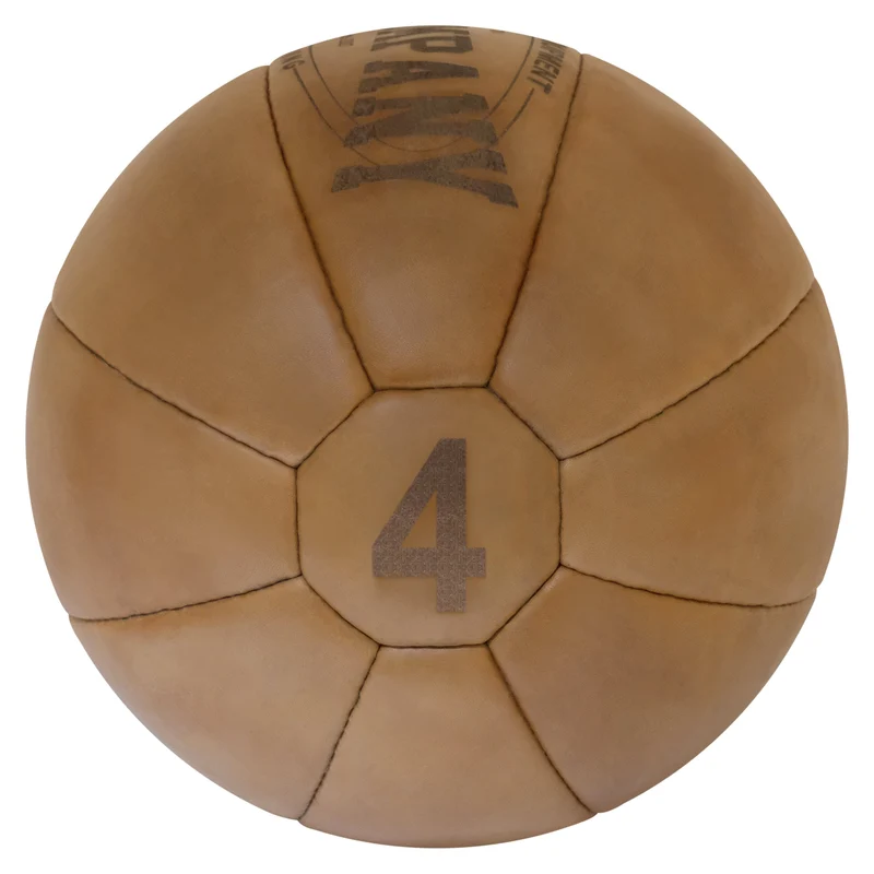 Medizinball aus Echtleder
