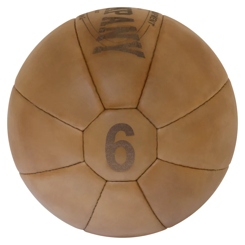 Medizinball aus Echtleder