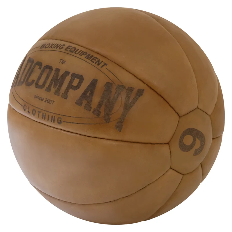 Medizinball aus Echtleder
