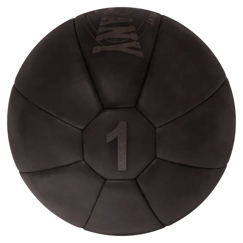 Medizinball aus Echtleder