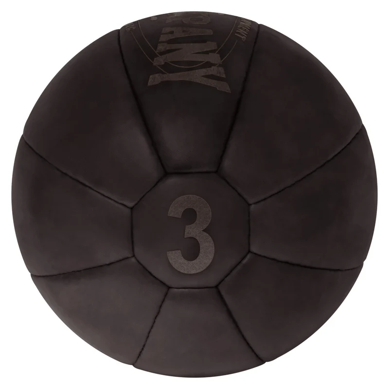 Medizinball aus Echtleder