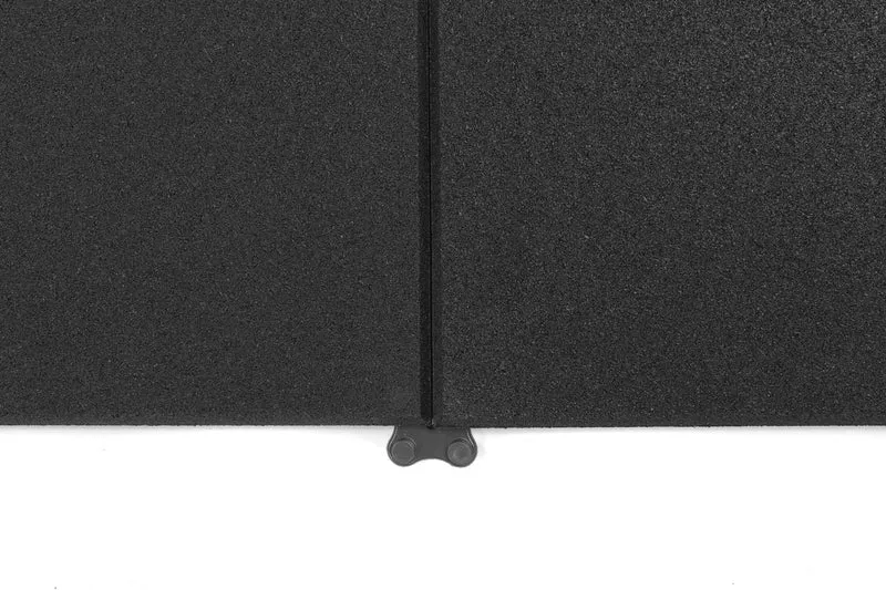 Fitnessboden Granulat Fliese 1000 x 1000 x 30 mm - Schwarz